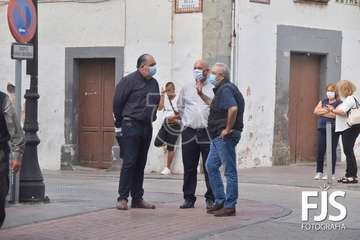 Telde despide con honores y lágrimas a su agente Martín Calzada (Foto Francisco Javier Santana)